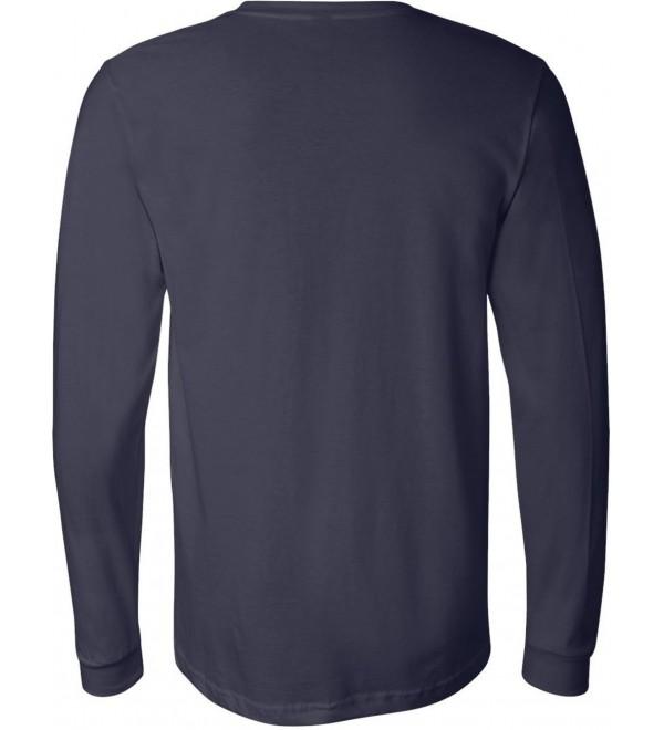 + Canvas Mens Jersey Long-Sleeve T-Shirt (3501) - Navy - C2112DUPTV7