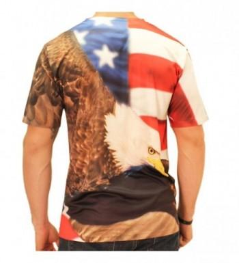 Eagle Flag Wrap Around Sublimated T-shirt - CY11L74O8XP
