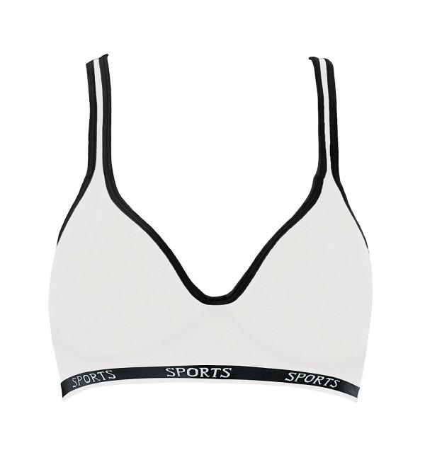 Padded Strappy Sports Bra Yoga Tops Activewear Workout Clothes For ...