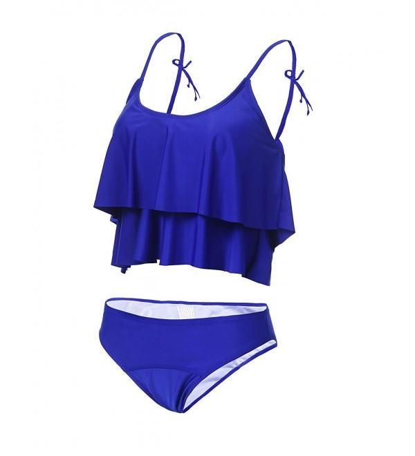 blue bathing suit top