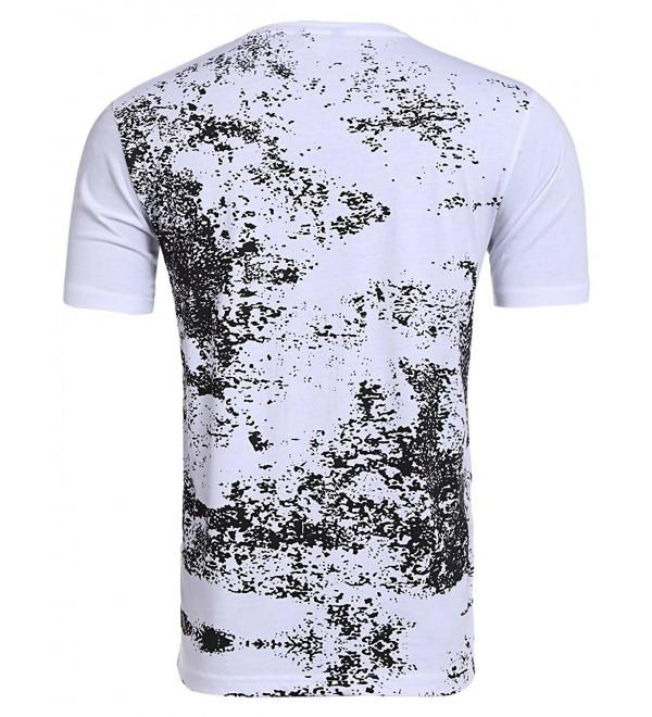 Men's Graphic T Shirt Short Sleeve Hipster Hip Hop Fashion Print Shirts ...