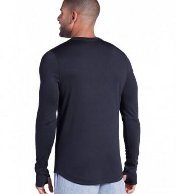 Men's Sleepwear Tall Man Smart Thermal Long Sleeve Crew Neck - Black ...