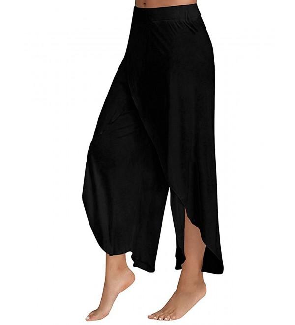 women's cropped palazzo pants