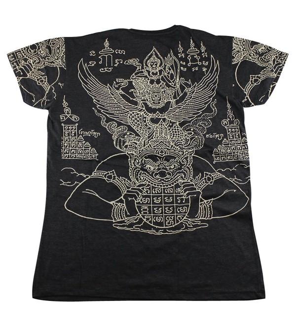 Thai Tattoo Sak Yant Phra Narai Vishnu Garuda T-Shirt / WK04.2 size L ...
