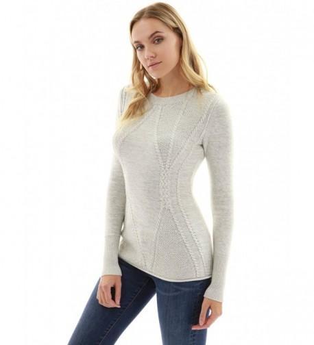 PattyBoutik Womens Crewneck Sweater Heather