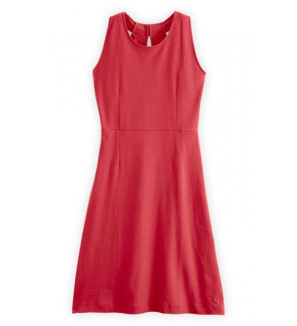 Fair Trade Organic Halter Dress - Vintage Red - CN12CGQUPMF