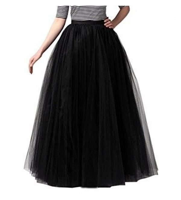 8828 Plus Size Long Maxi A Line Tutu Tulle Skirt Black Cd180l03kqm 8909