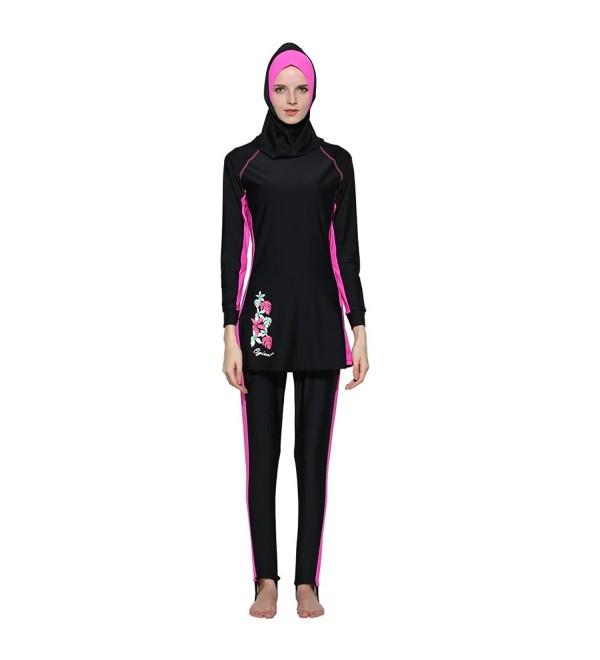 Muslim Swimwear Modest Lady's Full Cover Beachwear Islamic Swimsuit ...