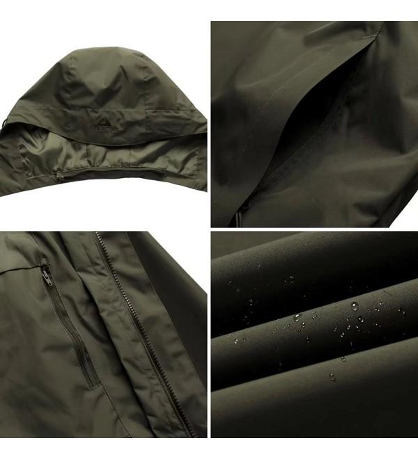 Men's Windbreaker Winter Jackets With Hood & Removable Inner Fleece ...
