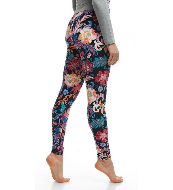 Lush Moda Extra Soft Leggings With Designs- Variety Of Prints - Folk ...