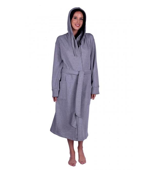 Hooded Sweatshirt Robe - Gray - CH12FLOBWYT