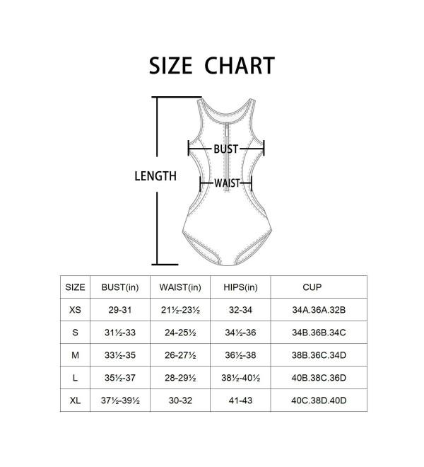 Women's Crisscross Back One Piece Swimsuit Swimwear Bathing Suits ...