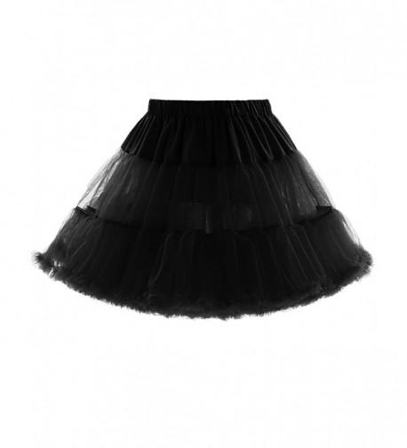 Short Mini Petticoat Crinoline Underskirt A-Line Half Slip Multi-Color ...