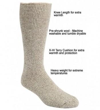JB Field's -50 Below Icelandic Socks (Knee Length- Extra Warm Wool ...