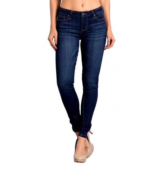 Women's Mid Rise Skinny Jeans CJ21038H18 - Vance - C0186TS96H0