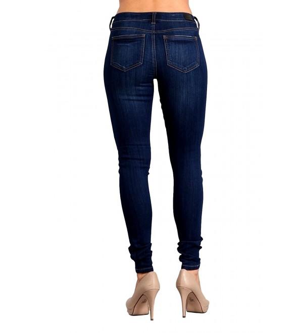 Women's Mid Rise Skinny Jeans CJ21038H18 - Vance - C0186TS96H0